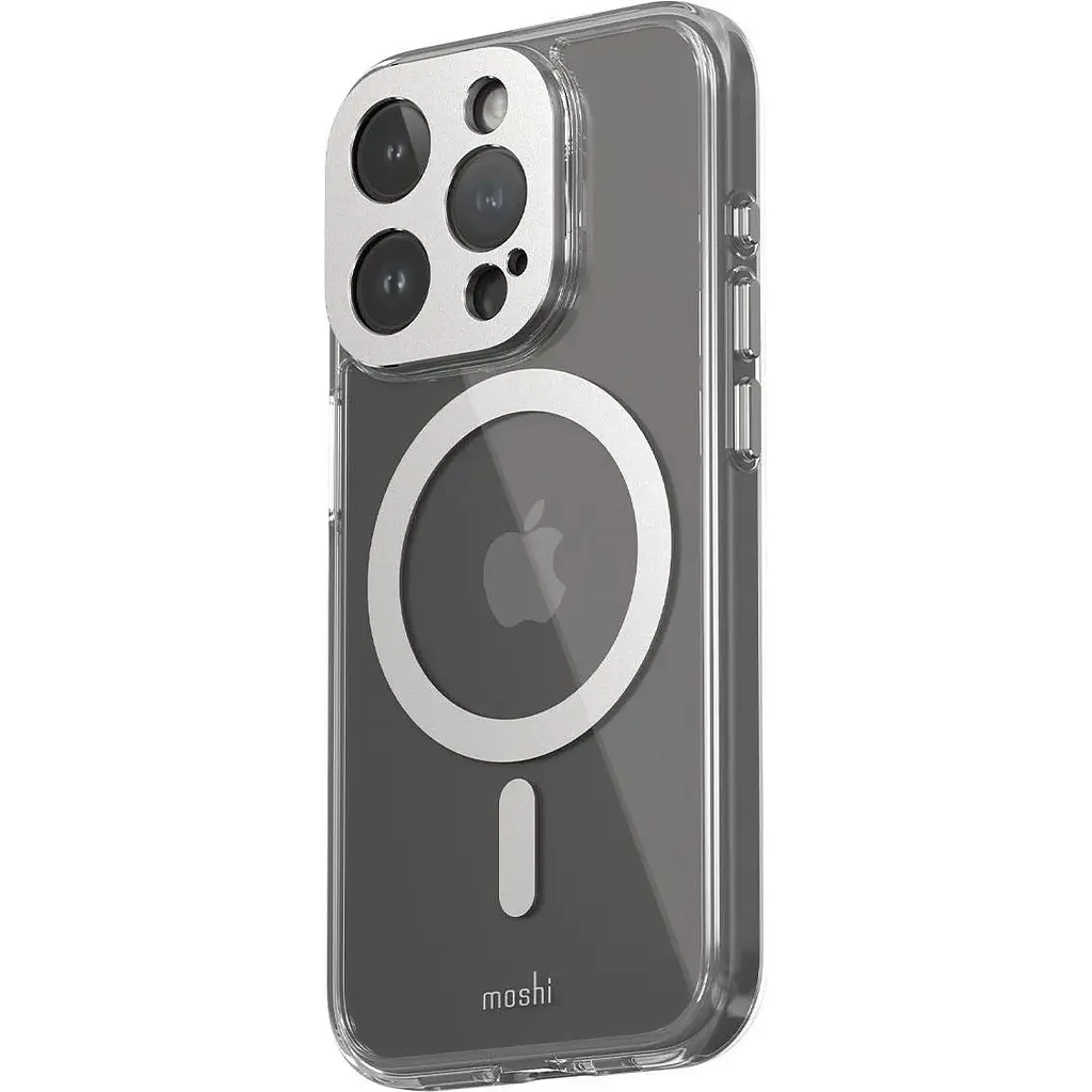 Чехол-накладка Moshi iGlaze Slim Hardshell Case Luna Silver для iPhone 15 Pro (99MO231003) - фото 2