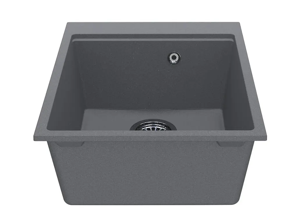 Кухонна мийка Miraggio LAGOON 420 gray (0002218) Граніт, Під стільницю/Врізна, Сірий - фото 4
