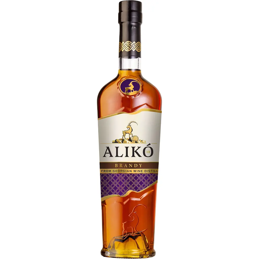 Бренді ординарний Aliko C&W 36% 0.5 л
