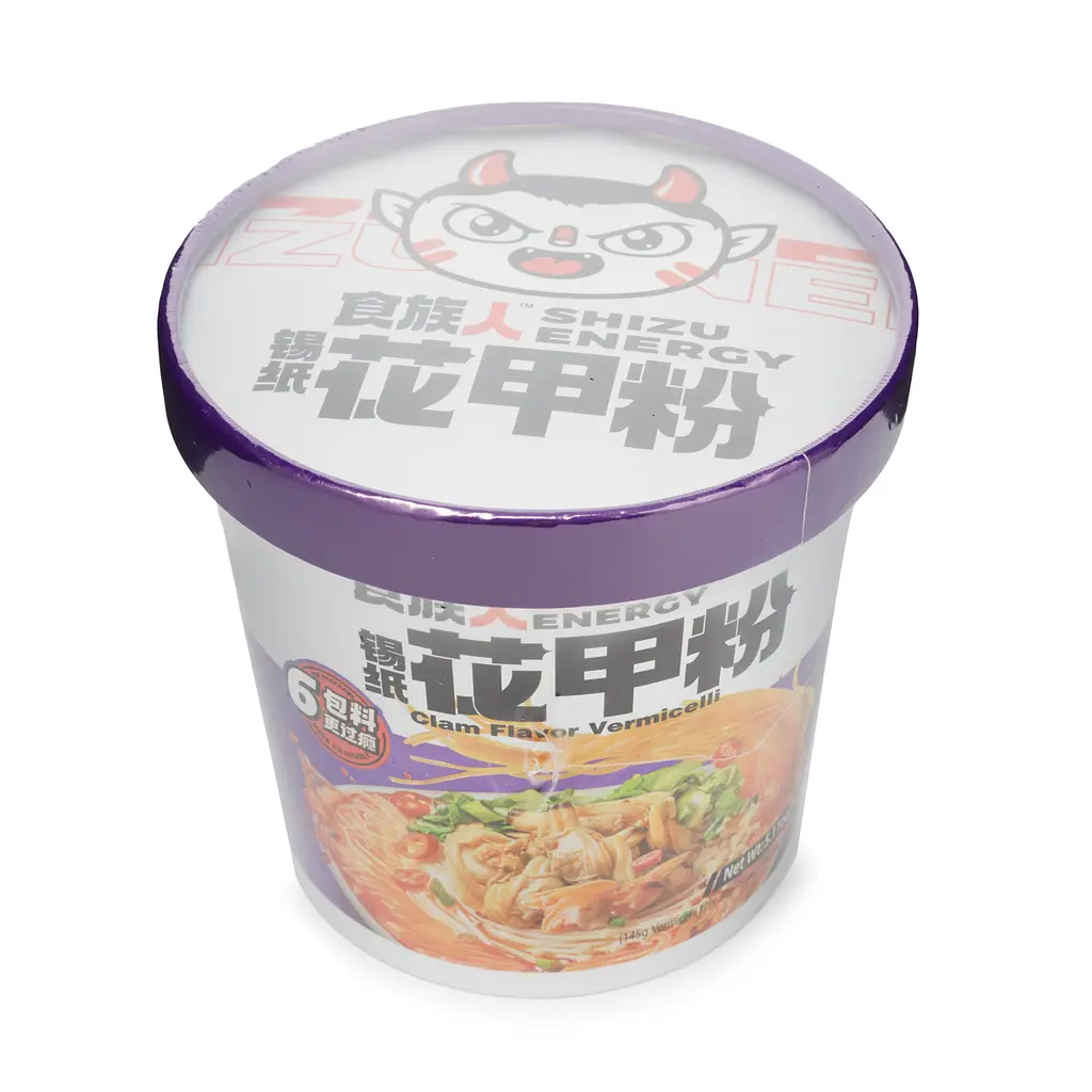 Локшина швидкого приготування Shizu Energy Instant Vermicelli Cup Clam Flavor, 145 г - фото 3