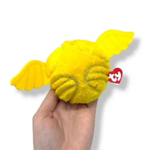 Дитяча м’яка іграшка-стрибунець TY Beanie Bouncer Золотий Сніч - фото 2