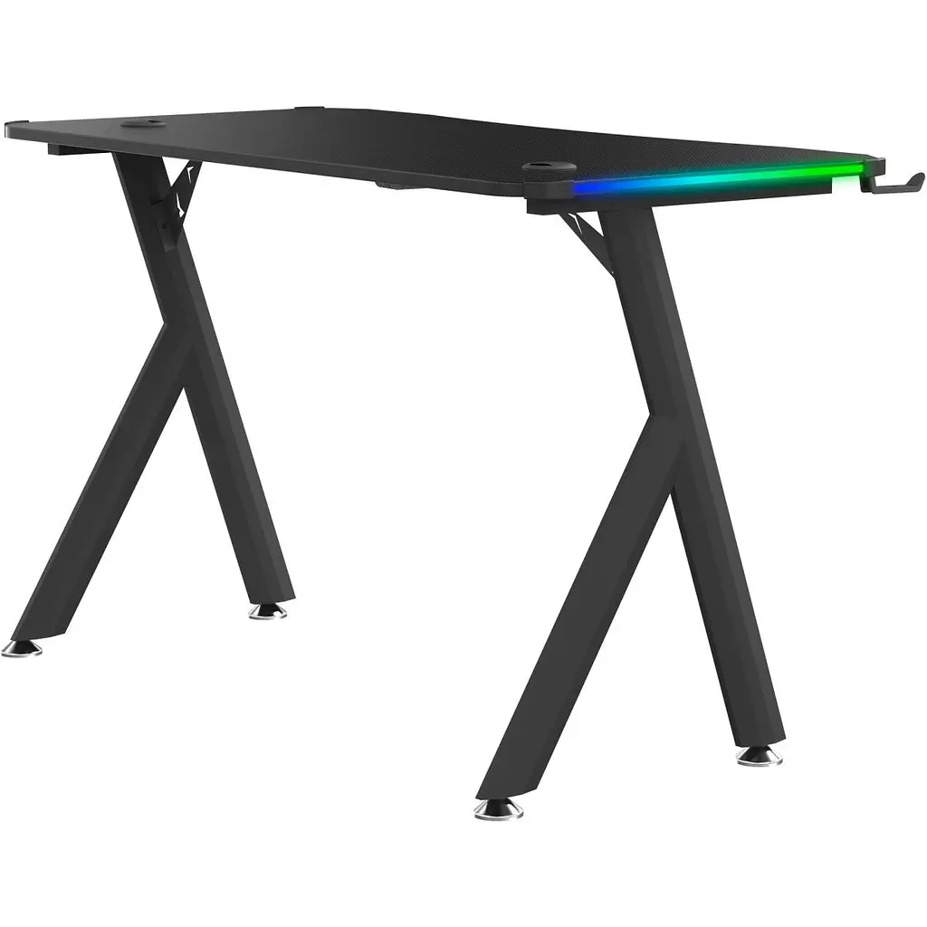 Комп'ютерний ігровий стіл GT Racer T-1224 Black [123404] - фото 3