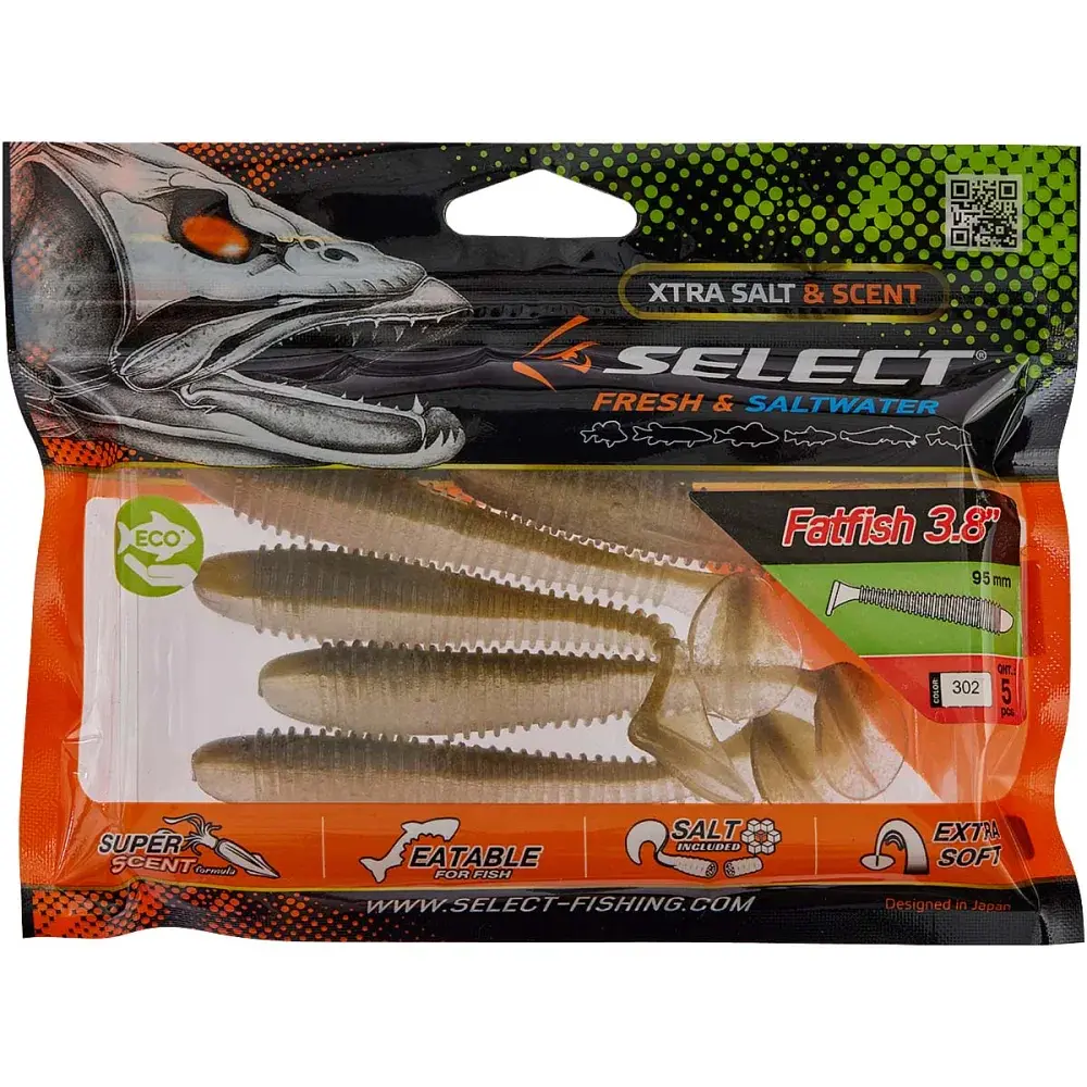 Силикон Select FatFish 3.8" #302 (5 шт/уп) - фото 2