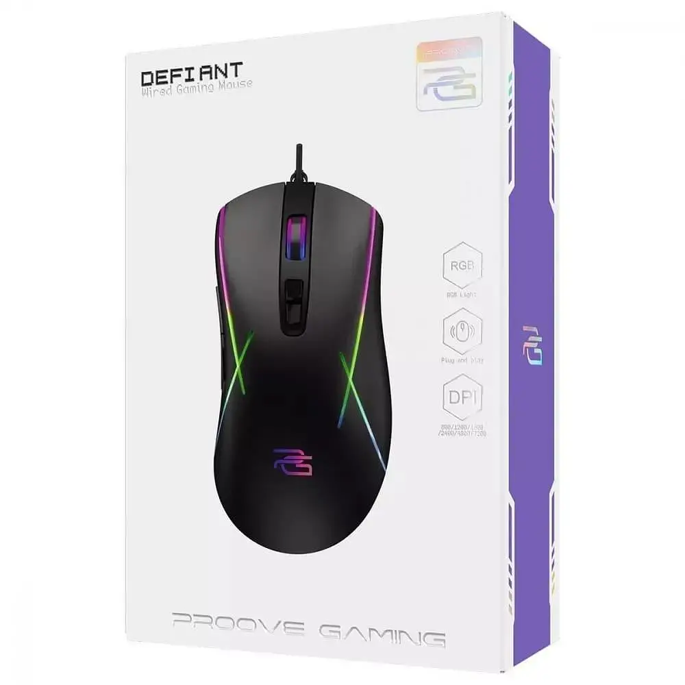 Мышь Proove Gaming Defiant USB Black (CMDE00000102) - фото 3