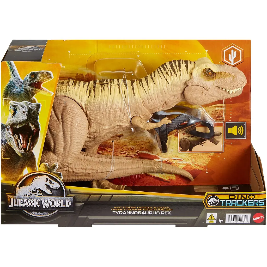 Фігурка динозавра Jurassic World Ті-рекс Світ Юрського періоду (HNT62) - фото 6