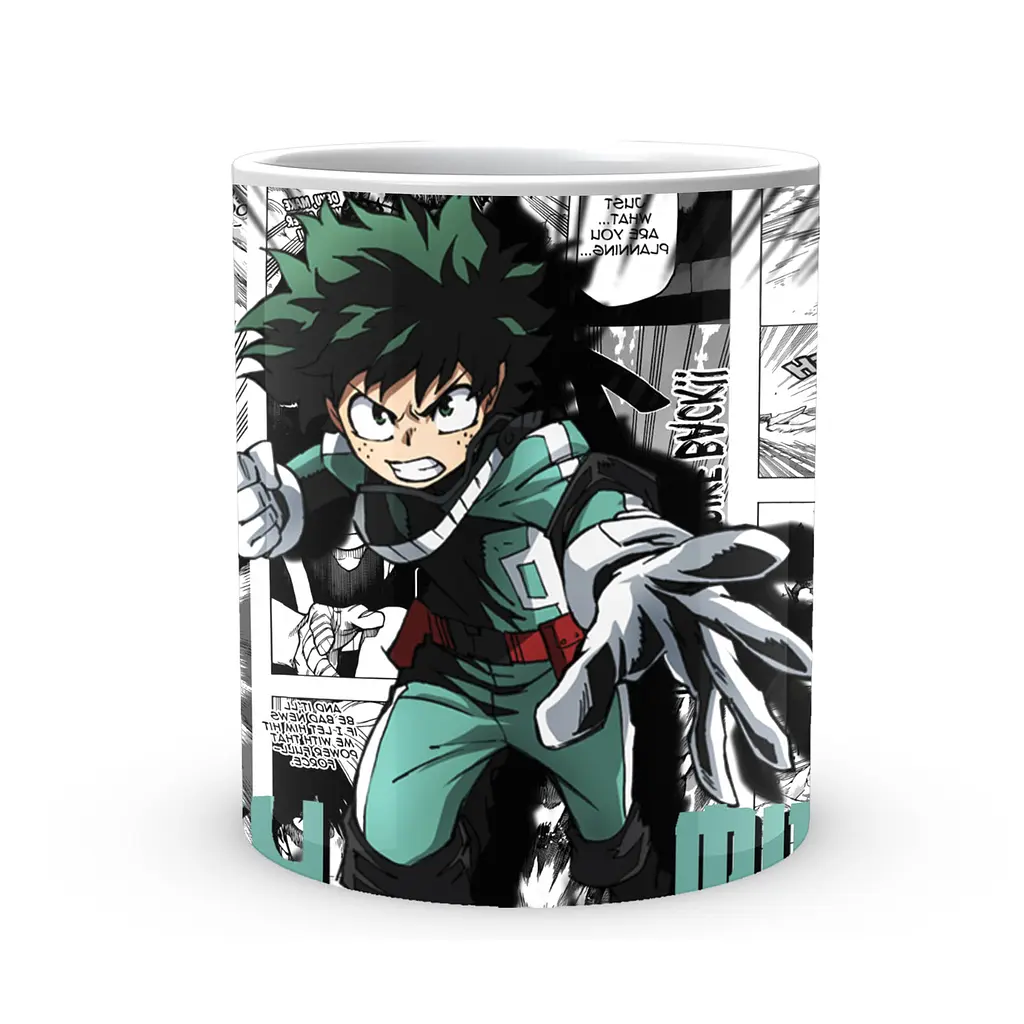 Кружка GeekLand Моя геройська академія My Hero Academia Ізуку Мідорія на тлі манги MHA 02.518 - фото 2
