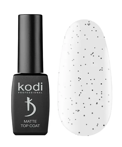 Матовое верхнее покрытие для гель-лака Kodi Professional Matte Top Coat Art 02 без липкого слоя 8 мл - фото 2