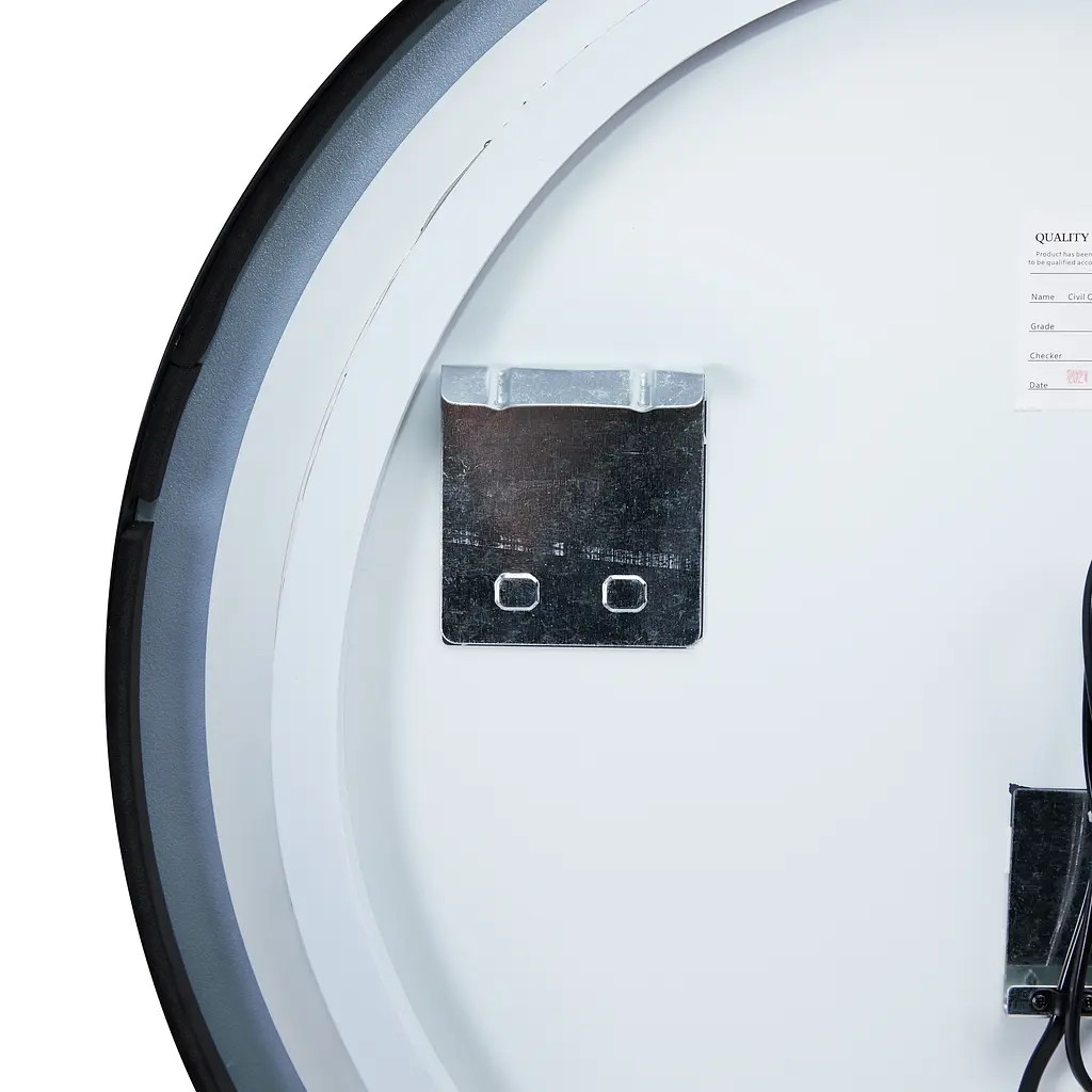 Дзеркало Qtap Robin R600 Black з LED-підсвічуванням QT13786502B, Чорний - фото 6