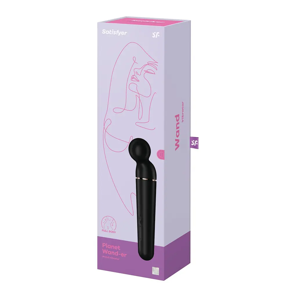 Вибромассажер Satisfyer Planet Wand-er 30.4 см черный - фото 5