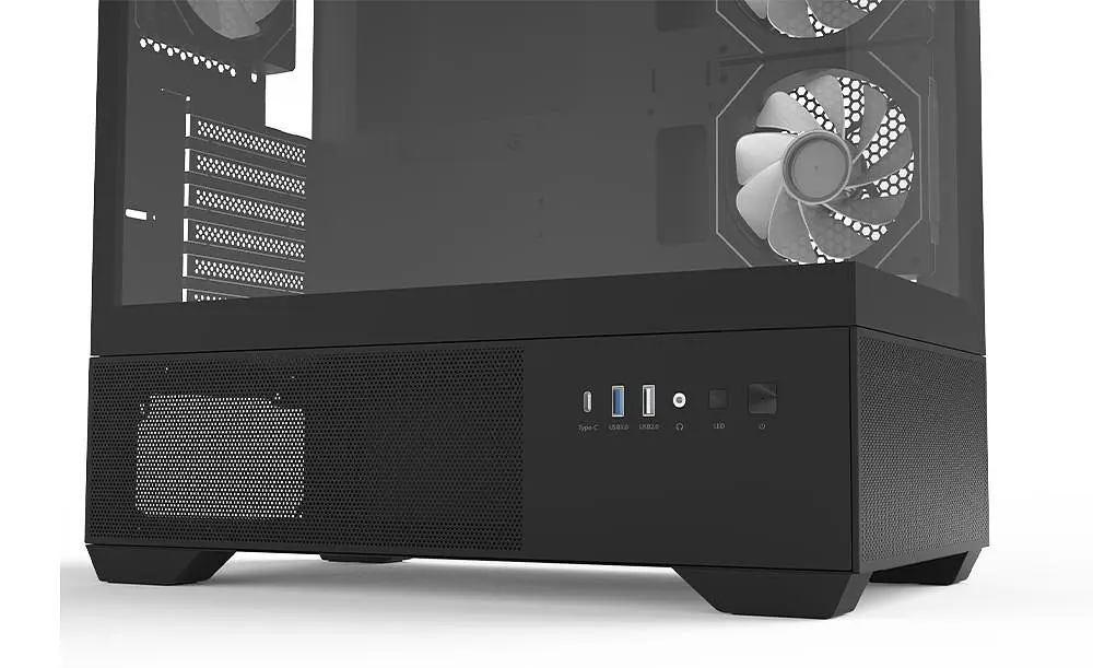 Zalman Корпус Chronix V2 без БР, 1xUSB3.0, 1xUSB2.0, 1x Type C, 2x120мм ARGB Reverse, 4x120мм ARGB, VGA 410мм, LCS ready, TG Side/Front Panel, ATX, чорний - фото 5