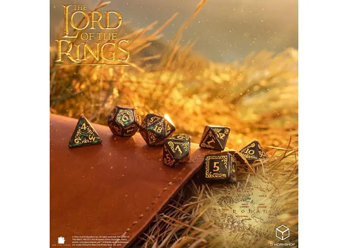 Набір кубиків The Lord of the Rings: Rohan Dice Set (7 шт.) (LOTR/190166/ROH/A) - фото 8