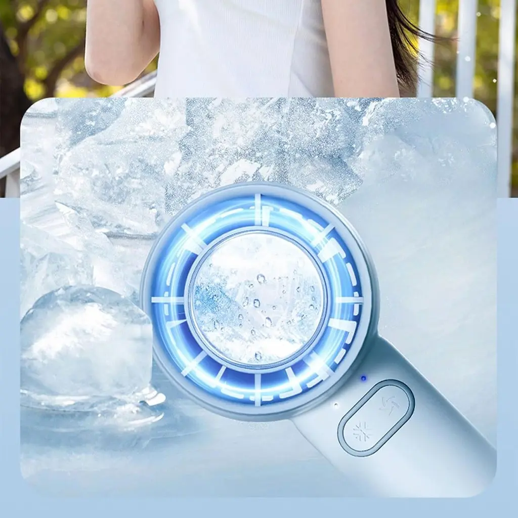 Портативний вентилятор DK L-01 White [136002] - фото 4