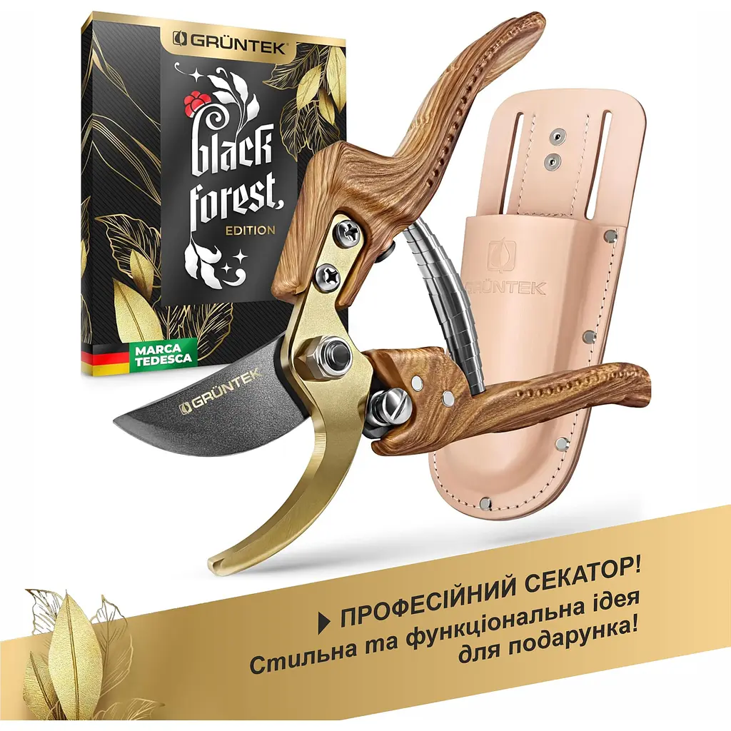 Секатор Gruntek Profi Black Forest Edition (295216012) - фото 2