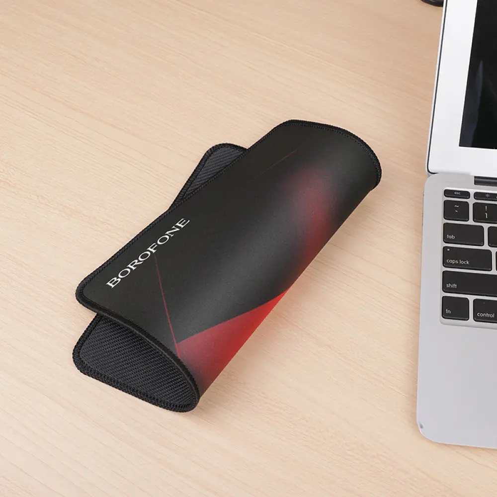 Коврик для мышки Borofone BG8 размер 24x20 см Black Red - фото 7