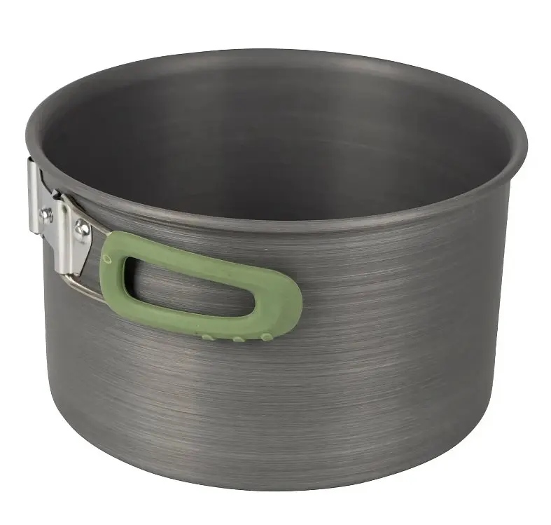 Набор посуды Bo-Camp Explorer 4 Pieces Hard Anodized Grey/Green (2200244) (DAS301407) - фото 10
