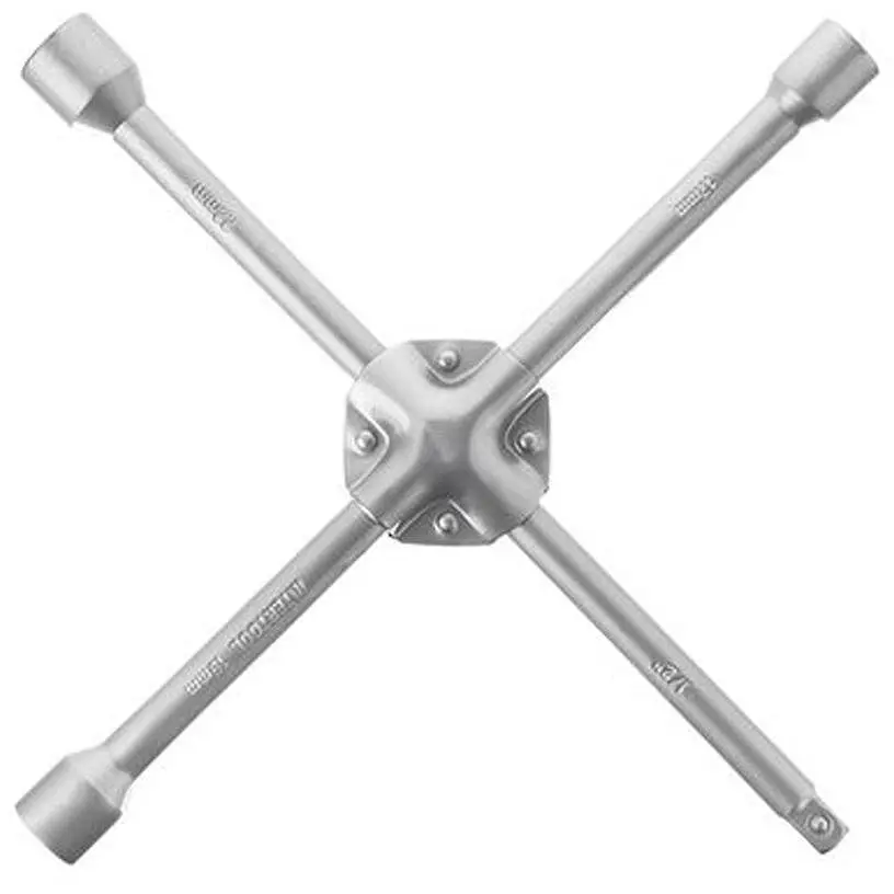 Ключ баллонный крестообразный Intertool 17 х 19 х 22 х 1/2" HT-1602 - фото 1
