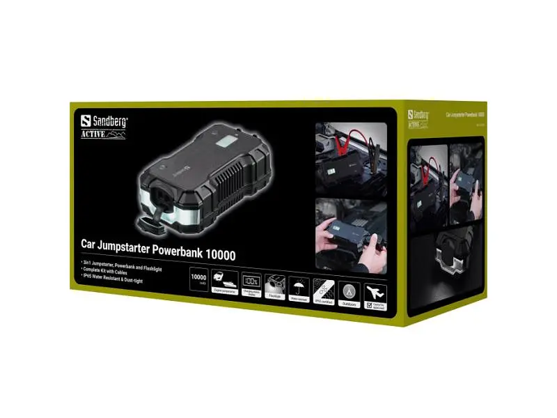 Автономний пусковий пристрій (бустер) Sandberg Jump Starter 10000mAh 18W (420-98) - фото 8