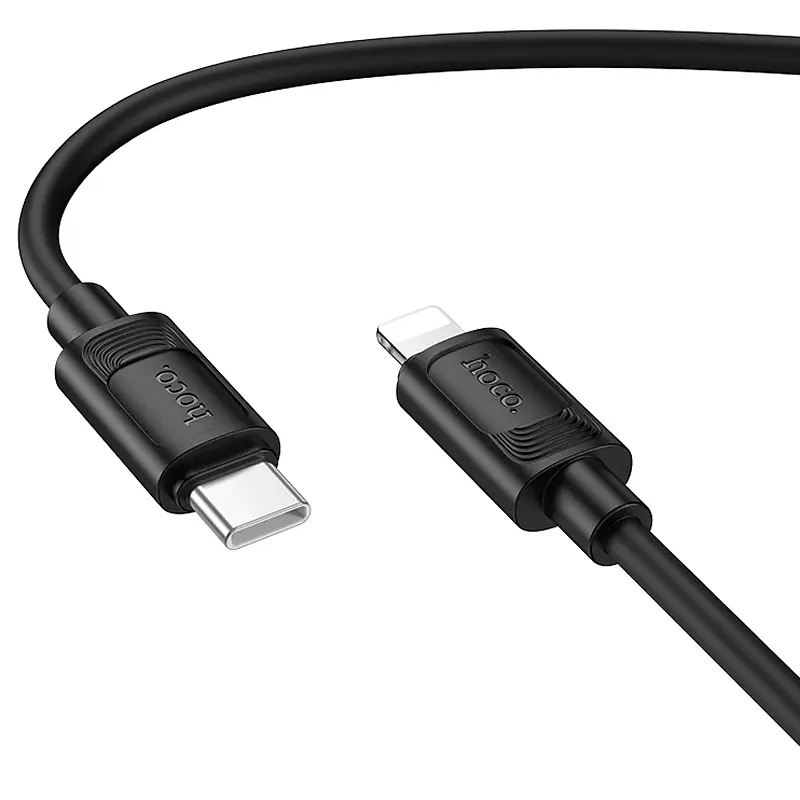 Дата кабель Hoco X122 Benefit Type-C to Lightning 27W 1 м Black - фото 2