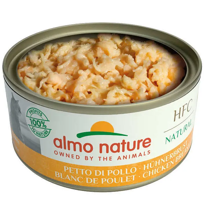 Вологий корм для котів Almo Nature HFC Cat Natural з курячою грудкою 150 г - фото 2