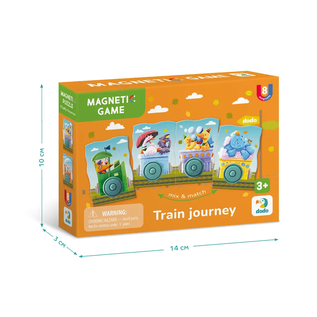 Навчальний набір DoDo Магнітна гра Подорож потягом (200254) - фото 4