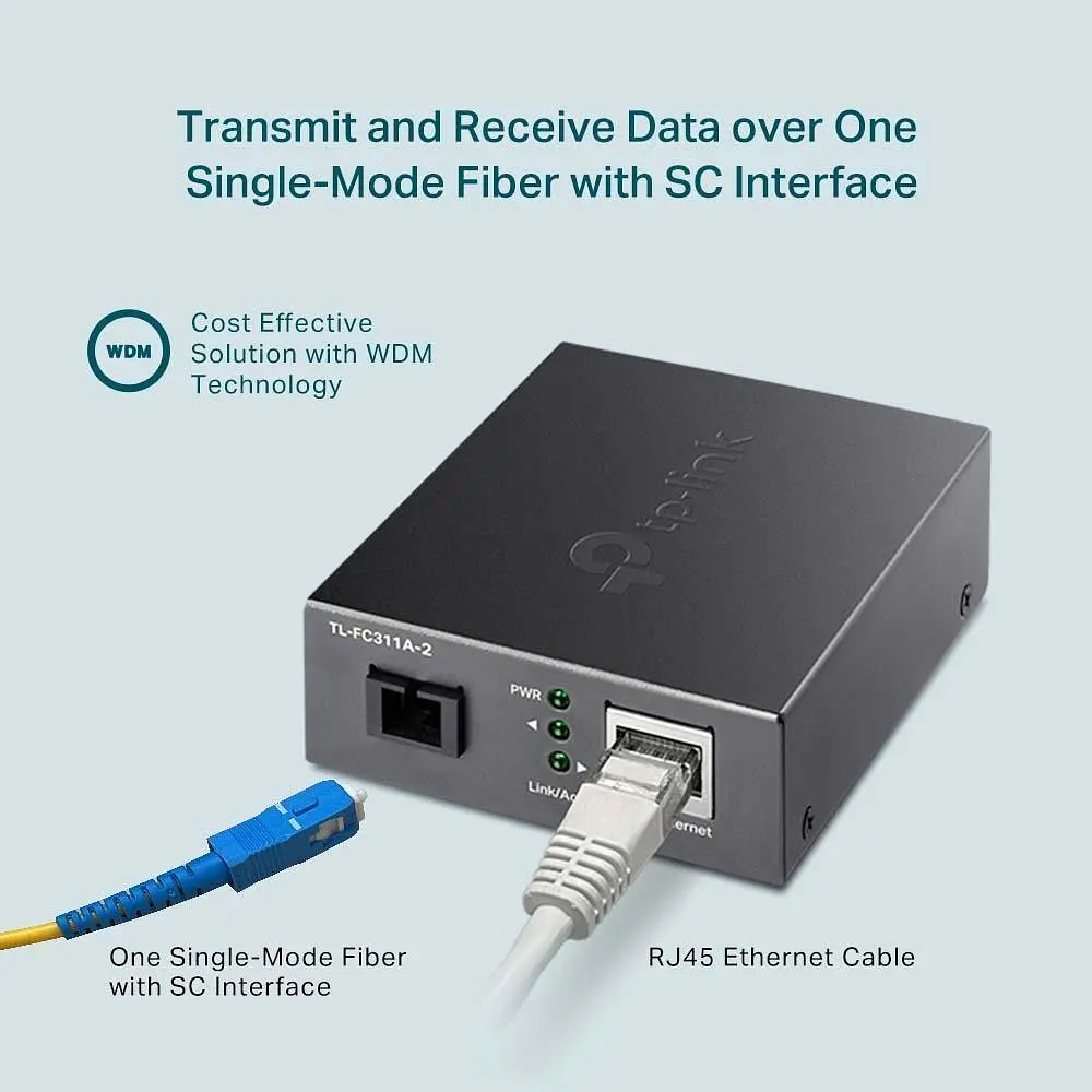 Гігабітний WDM медіаконвертер, FC311A-2 TP-LINK - фото 7