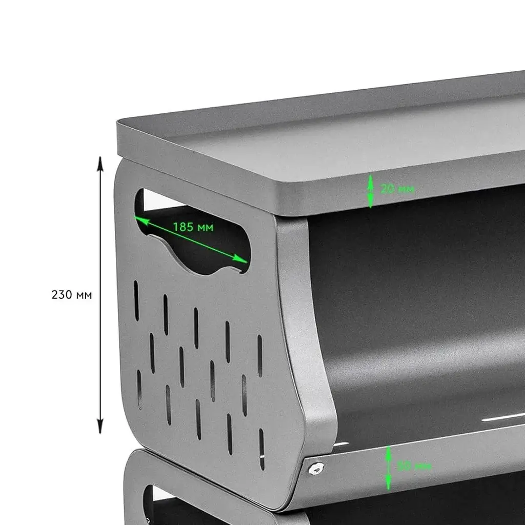 Стеллаж для хранения Wall Sticker SW-00002261 универсальный пятиярусный 60х30х123 см - фото 4