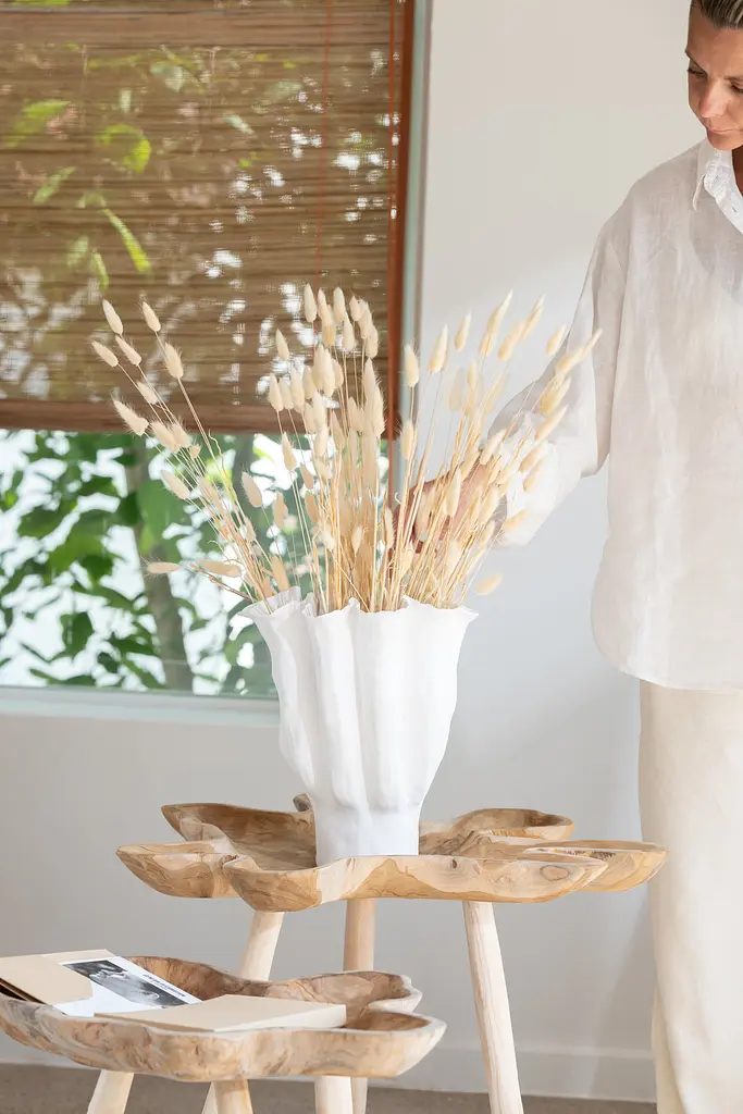 Кавові столики J-line із дерева фігурні 2 шт. (50986) - фото 3