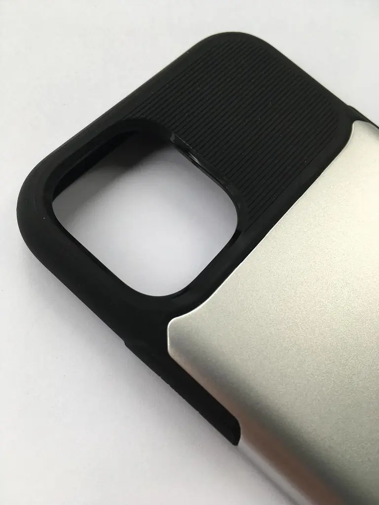 Чохол протиударний із підставкою Spigen Slim Armor ACS01548 для iPhone 12 Mini (5.4") Satin Silver - фото 4