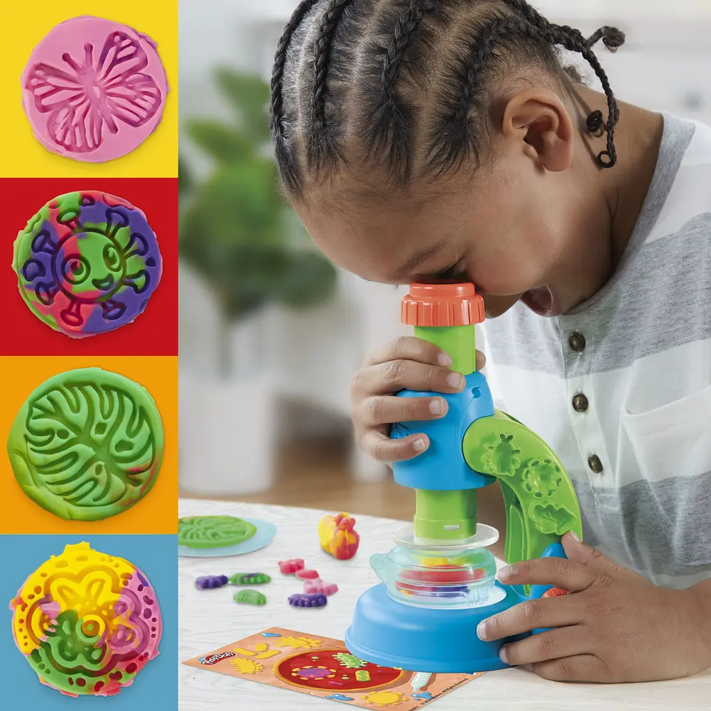 Набор для творчества Hasbro с массой для лепки Play-Doh Микроскоп (G0494) - фото 11