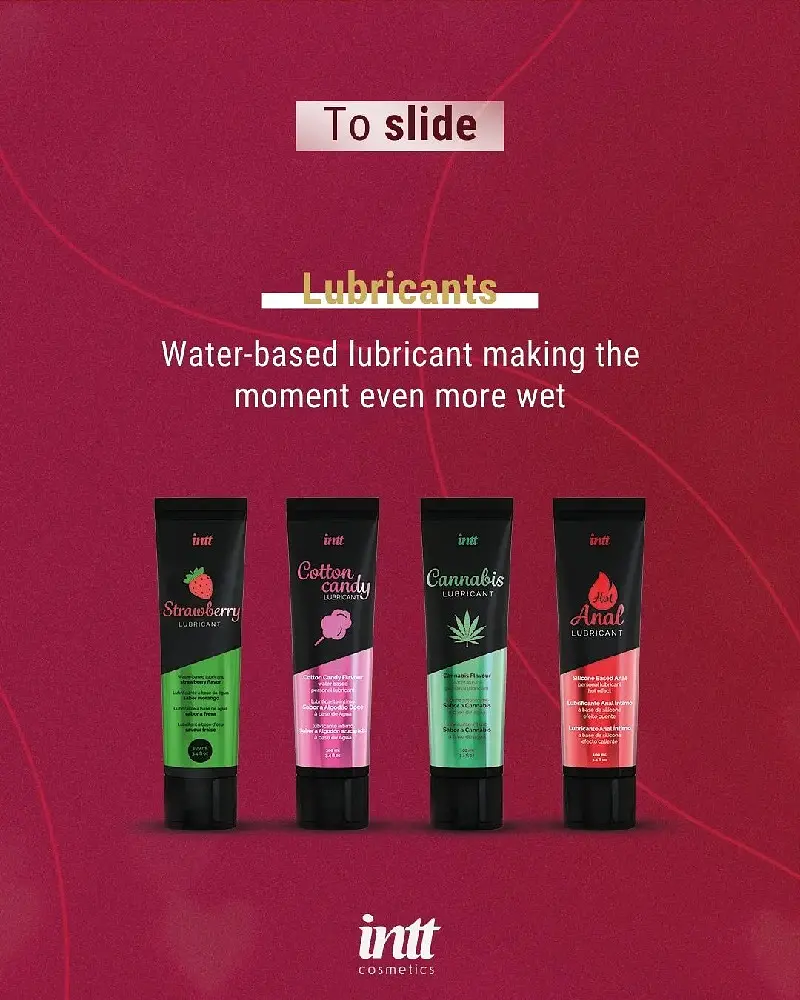 Лубрикант на водній основі Intt Strawberry (100 мл) Intt SO7132 93584 - фото 3