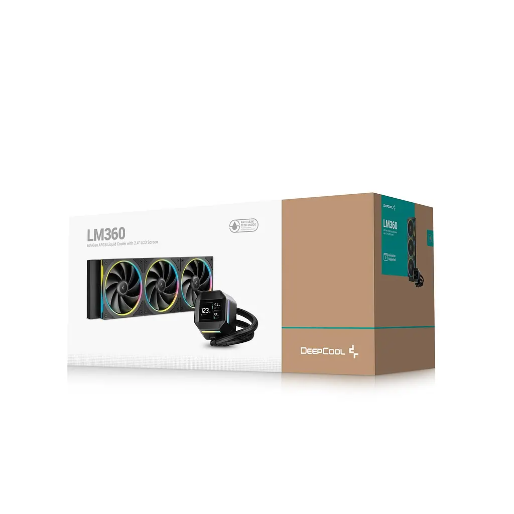 Система водяного охолодження DeepCool LM360 Black (R-LM360-BKDMMC-1) - фото 2