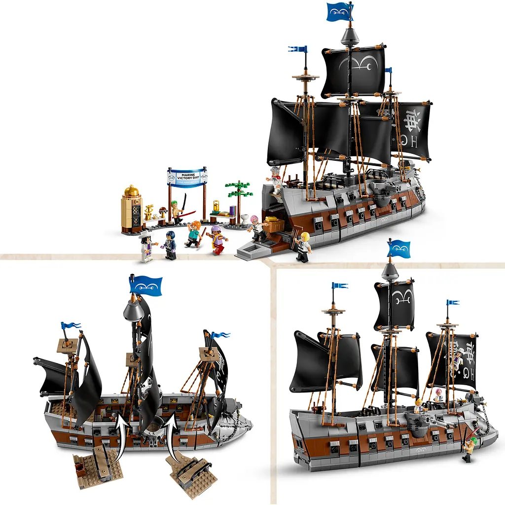 Конструктор LEGO One Piece Морський бойовий корабель Ґарпа 1705 ел. (75646) - фото 7