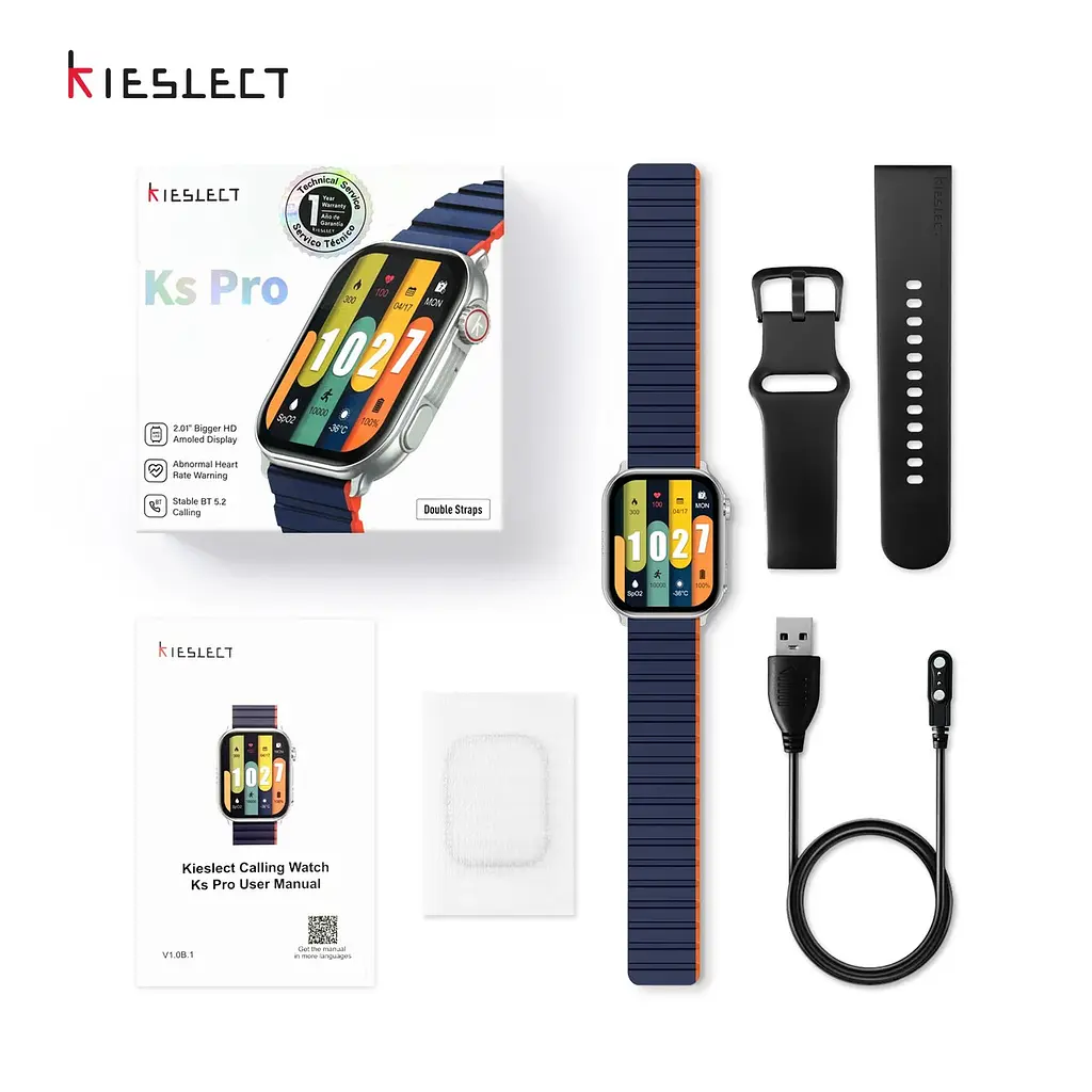 Умные часы Kieslect Calling Watch KS Pro черный корпус - фото 6