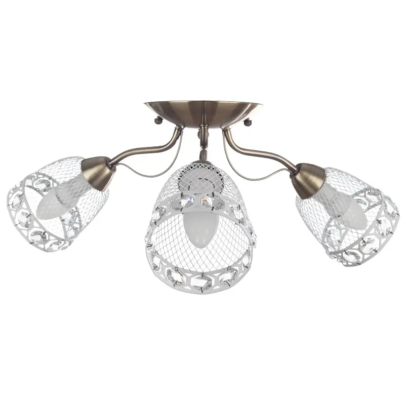 Люстра потолочная Brille в спальню E14 40W BZ (BKL-584C/3) - фото 2