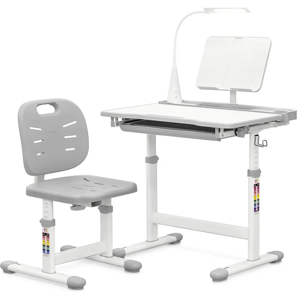 Комплект Evo-kids (стілець+стіл+полиця+лампа) Evo-17 G Ergo (арт. Evo-17 G Ergo) - фото 2