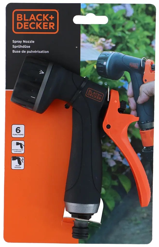 Пистолет-распылитель Black+Decker 6 режимов - фото 7
