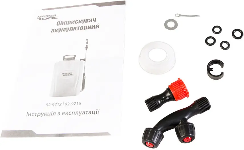 Обприскувач акумуляторний "Premium 92-9712" 12 л, 12V, 8 а/год MASTERTOOL 83115 - фото 6