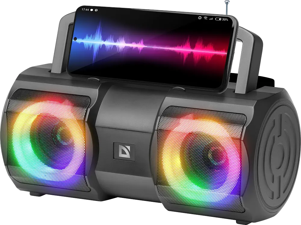 Портативна колонка Defender Beatbox 20 20Вт, Black (65420) (7063514) - фото 6