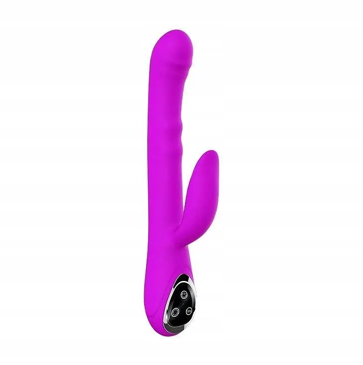 Вібратор-кролик Pretty Love Intimate, 25 см (фіолетовий) - фото 4