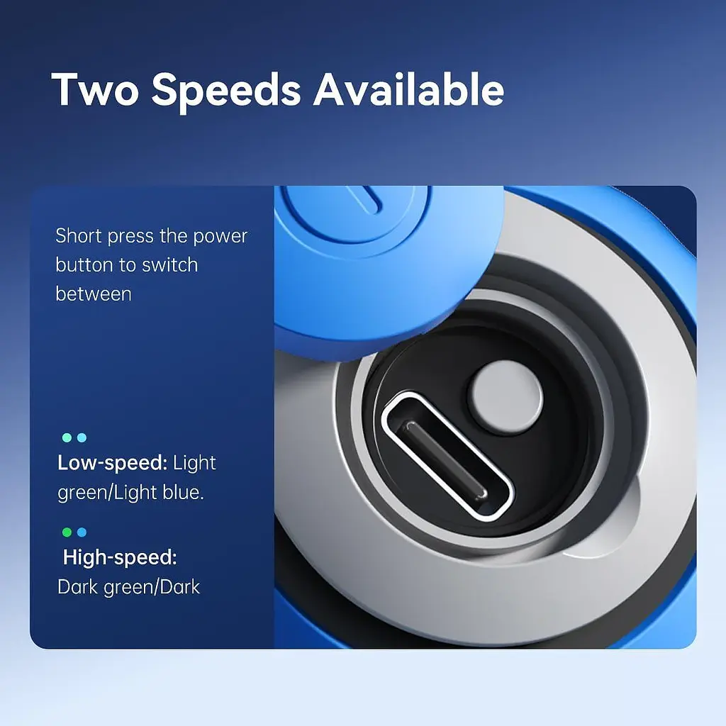 Перезаряжаемая интерактивная кошачья игрушка синего цвета Speedy Sprint Ball Toy для Cat Type-C - фото 4