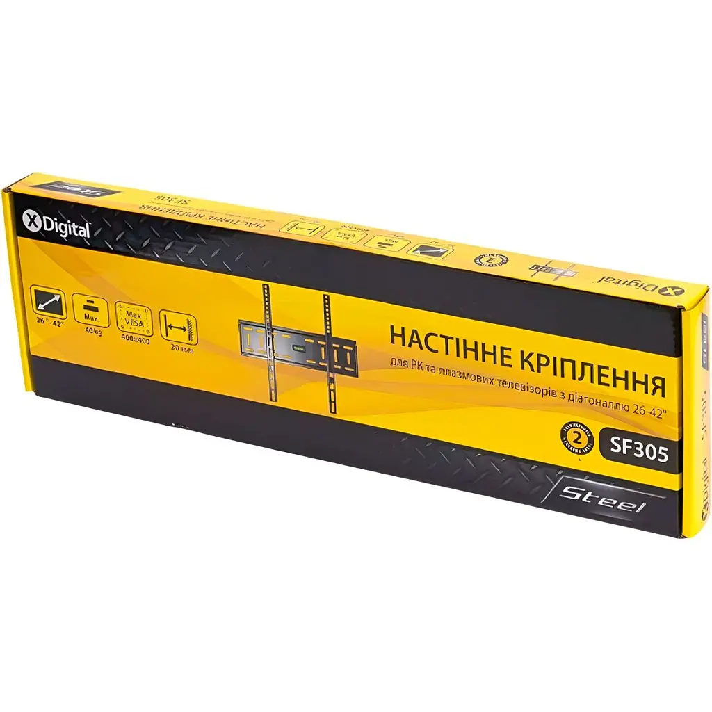 Крепление для телевизора X-Digital Steel SF305 Black [133630] - фото 3