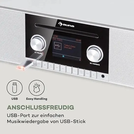 Інтернет-радіо програвач Auna Connect CD MKII (10037491) - фото 5