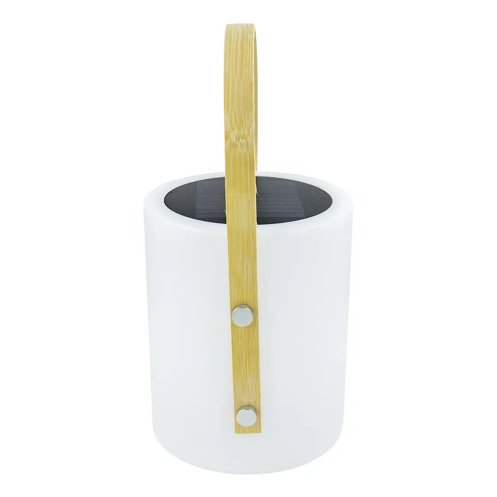 Фонарь кемпинговый Bo-Camp Longford Solar 150 Lumen Bamboo/White (5818878) - фото 4