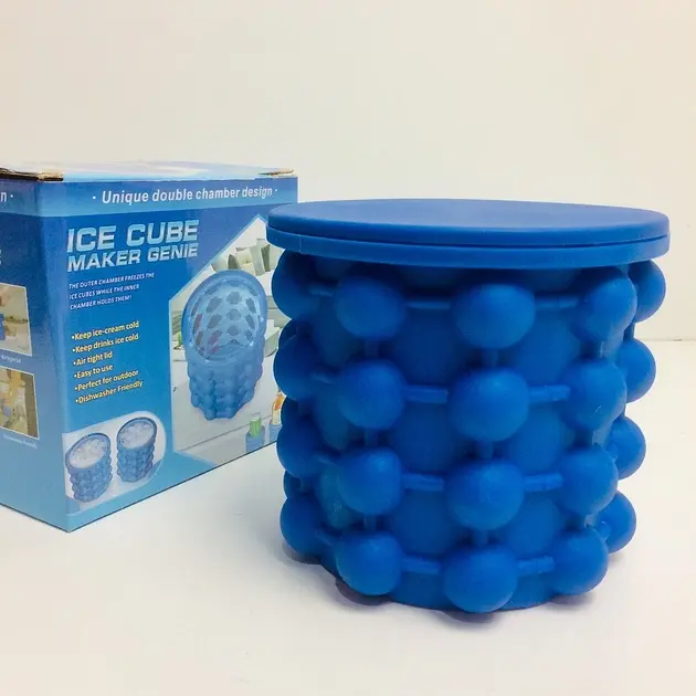 Силіконова форма для льоду Ice Cube Maker Genie - фото 7