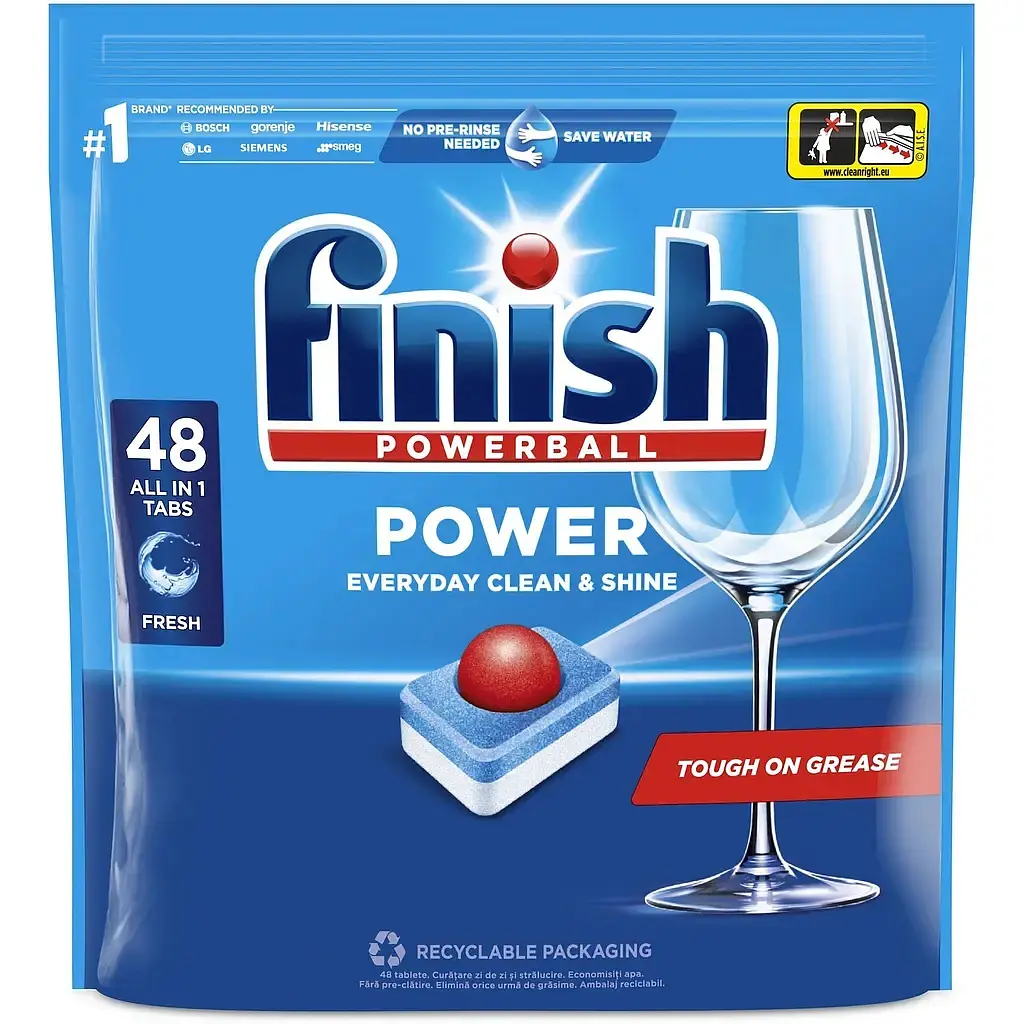 Таблетки для посудомийних машин Finish All in 1, 48 шт. (5997321736259)