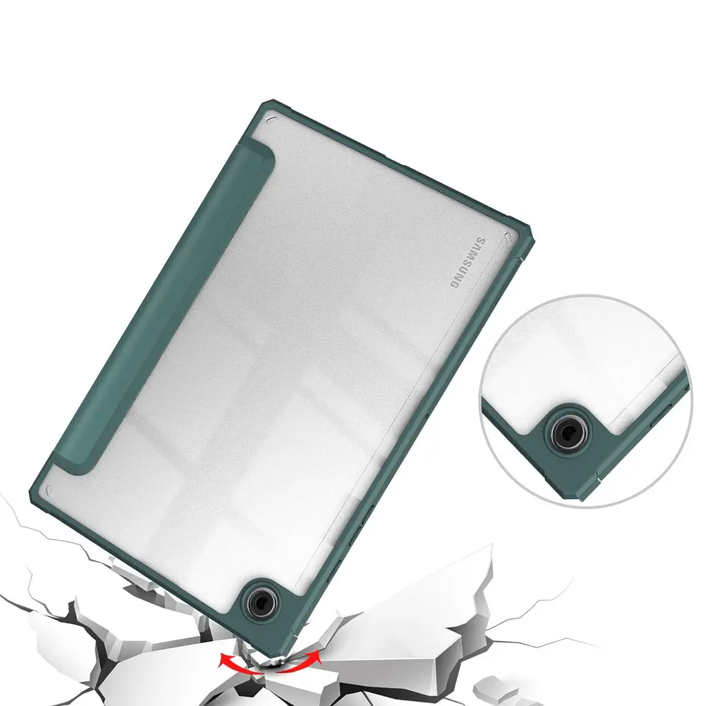 Чехол TPUCristal SlimTPU Spen holder Samsung Galaxy Tab A9 Plus SM X210 X215 X216 - фото 3
