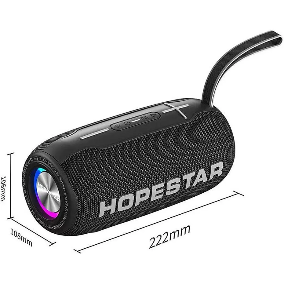 Портативна акустика Hopestar H49 10W Black [161797] - фото 2