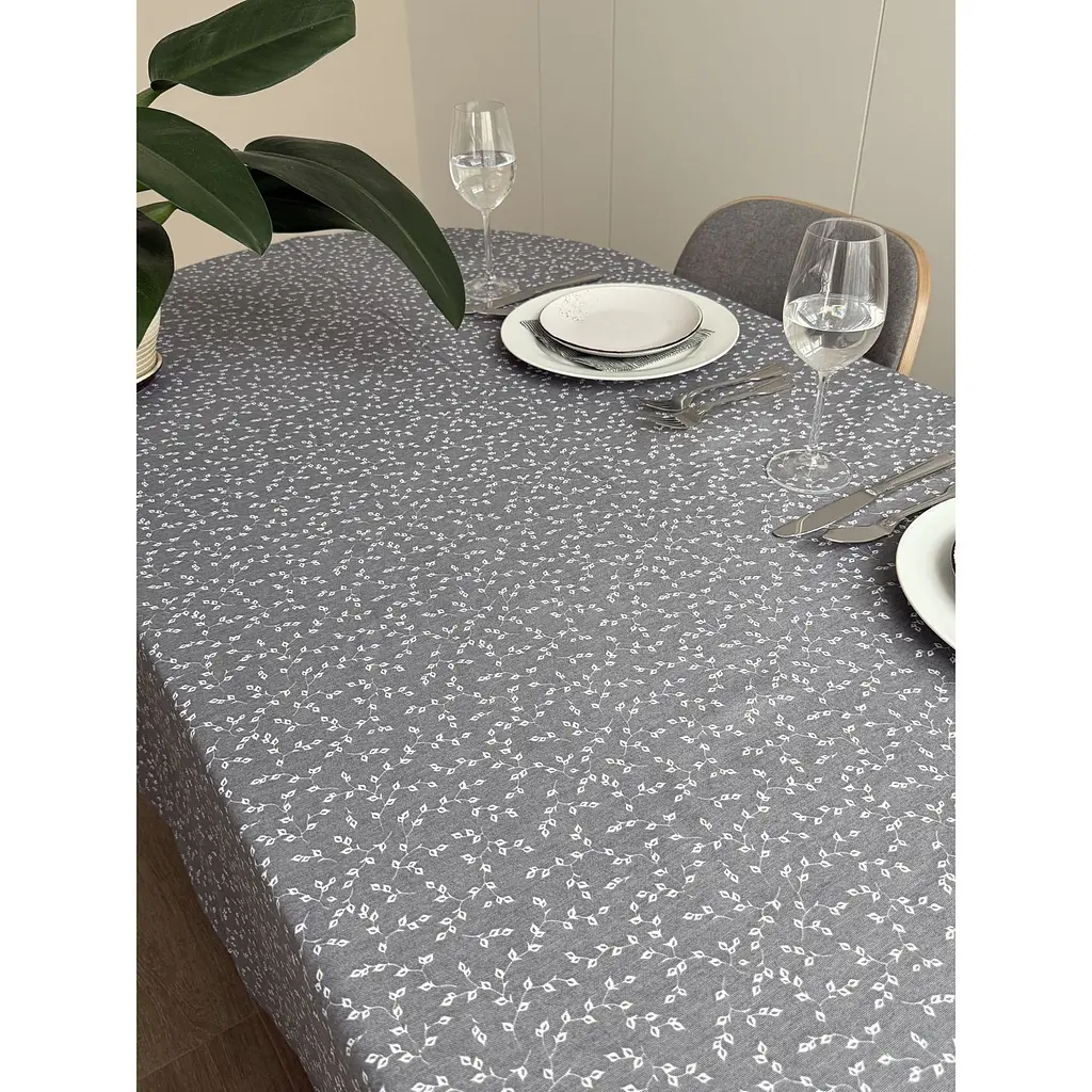 Скатерть тефлоновая Ecotton Duck 170х150 см серая (25034) - фото 4