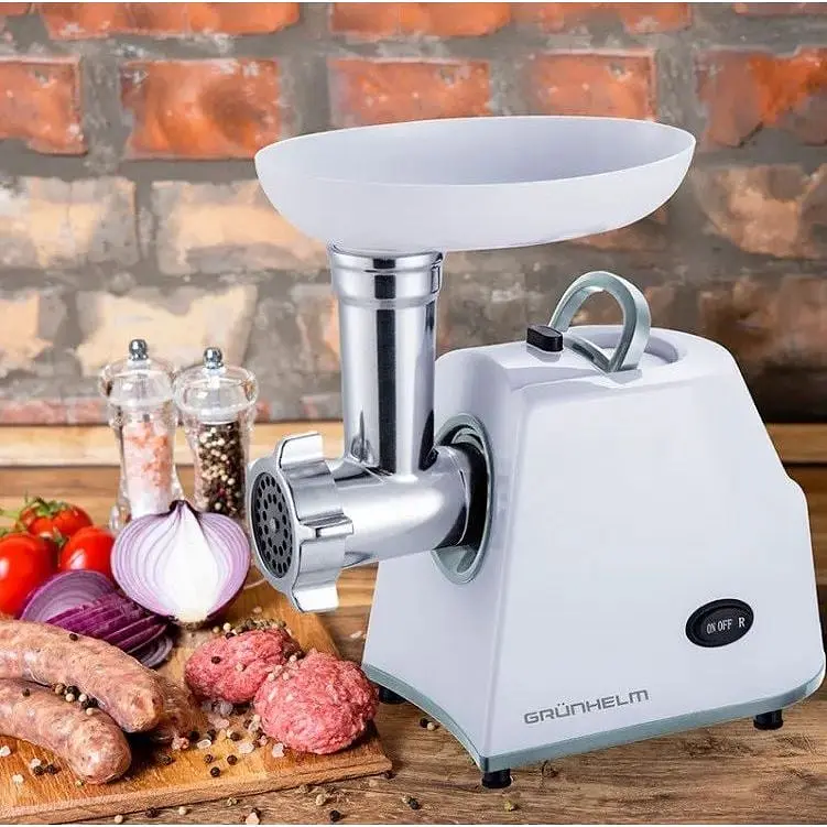 М'ясорубка електрична Grunhelm AMG145W 1400 Вт - фото 2