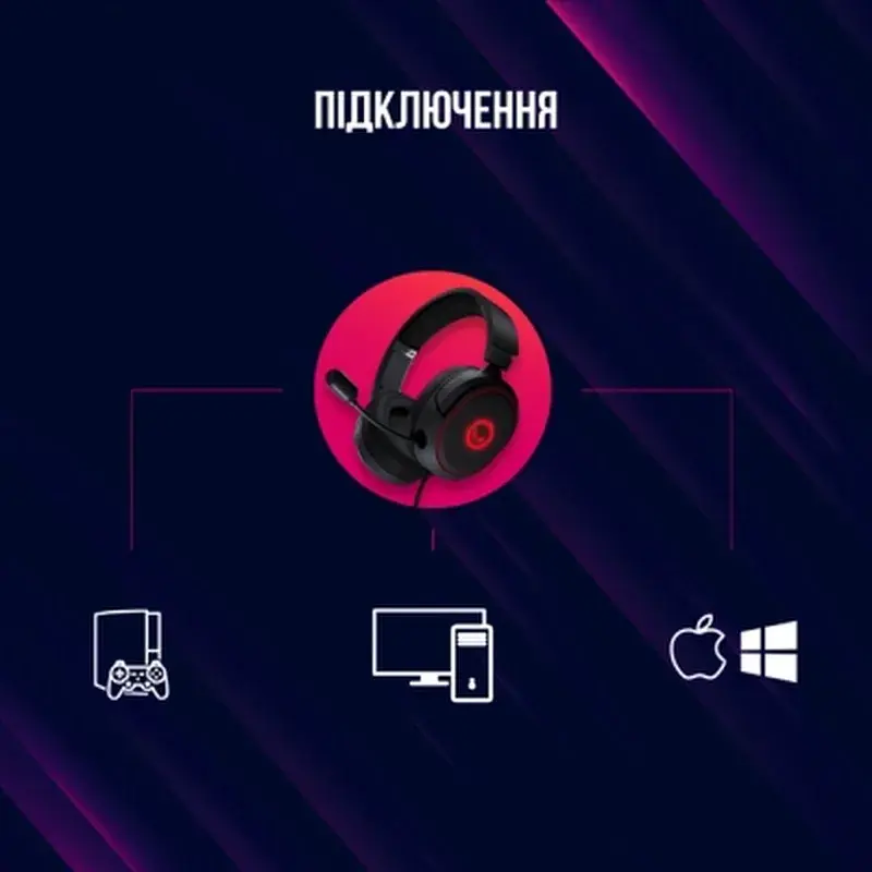 Навушники Lorgar Kaya 460 Gaming RGB USB Black (LRG-GHS460) - фото 12